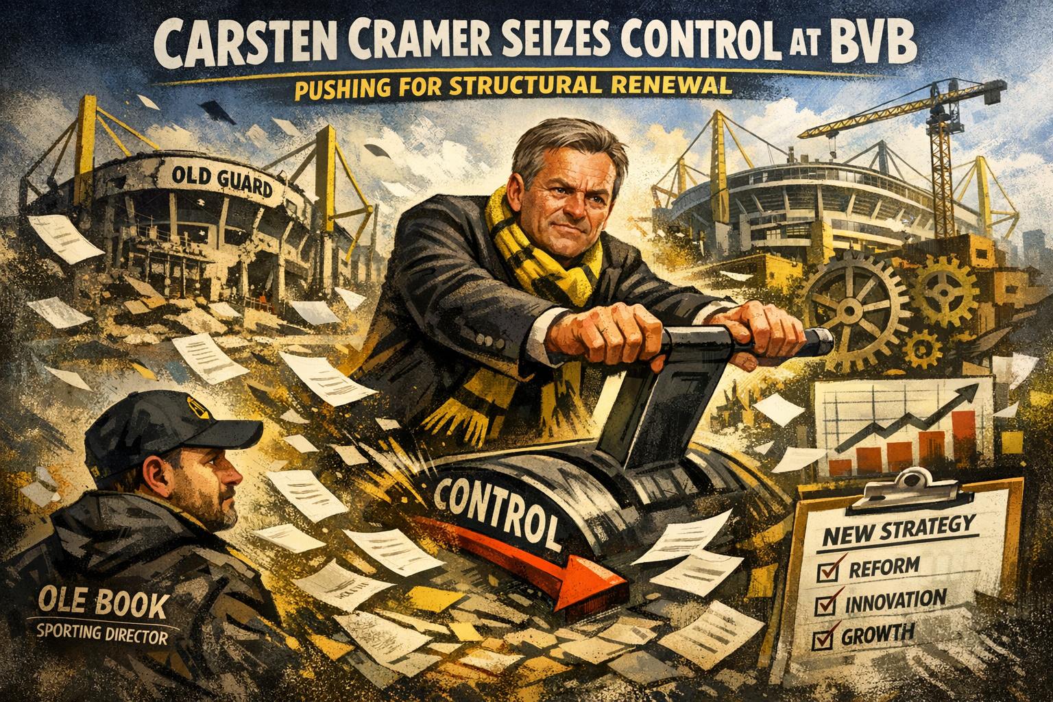 Carsten Cramer Seizes Control at BVB and Pushes Hard for Structural Renewal