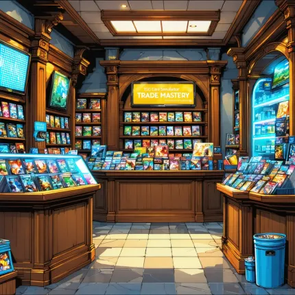 TCG Card Shop Simulator: Trade Mastery: TCG Card Shop Simulator lets players manage a virtual card shop with strategic depth.