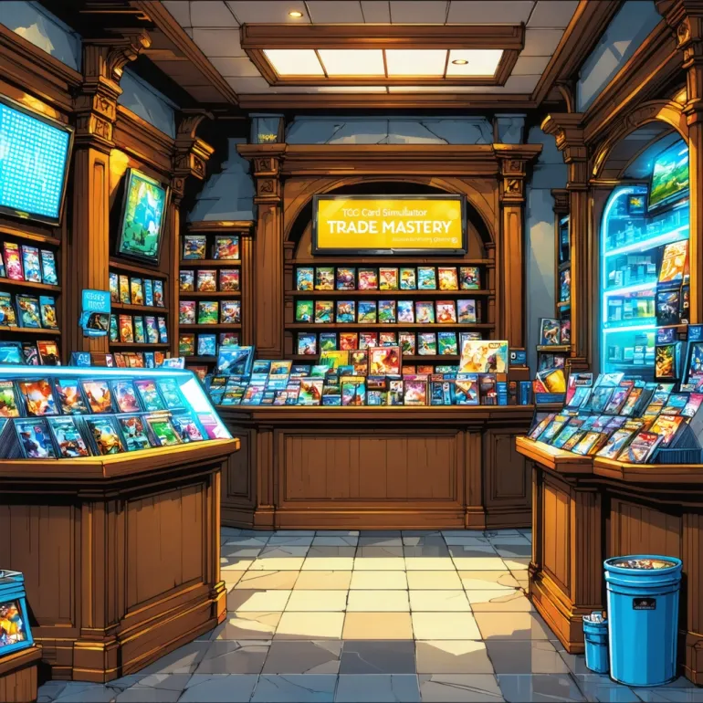 TCG Card Shop Simulator: Trade Mastery: TCG Card Shop Simulator lets players manage a virtual card shop with strategic depth.